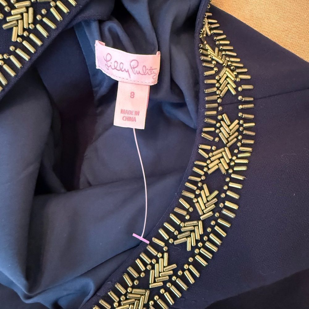 Lilly Pulitzer Navy Beaded Chrissy Dress
SS2 - Picture 5 of 6